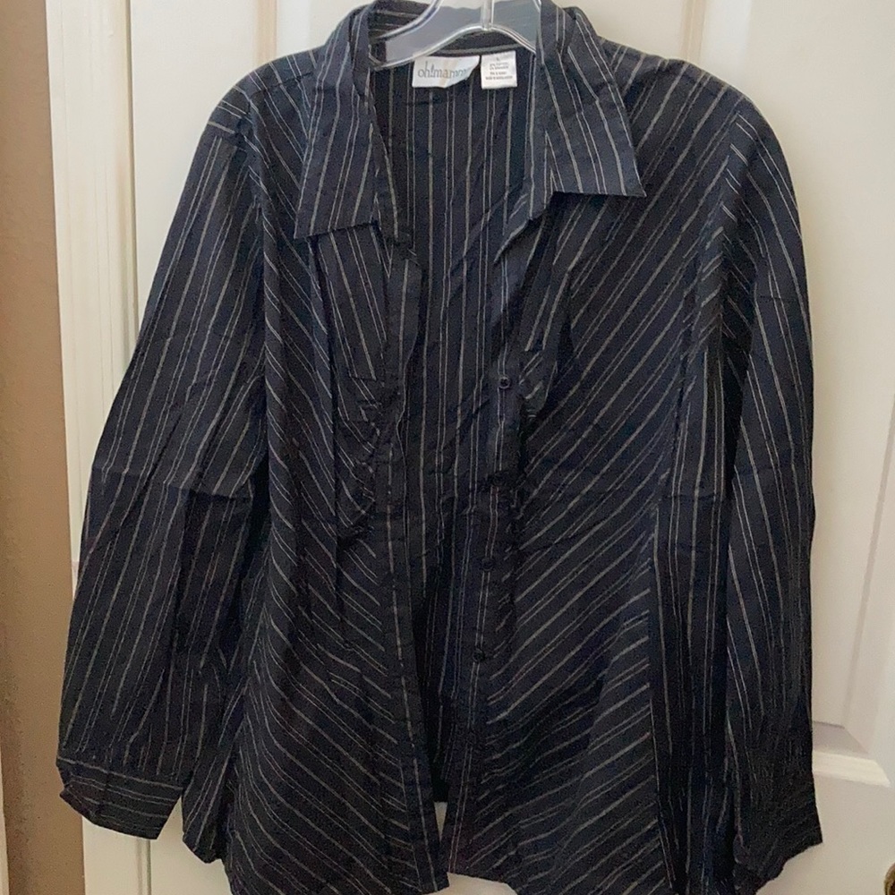 FINAL MARKDOWN Oh! Mamma maternity blouse large